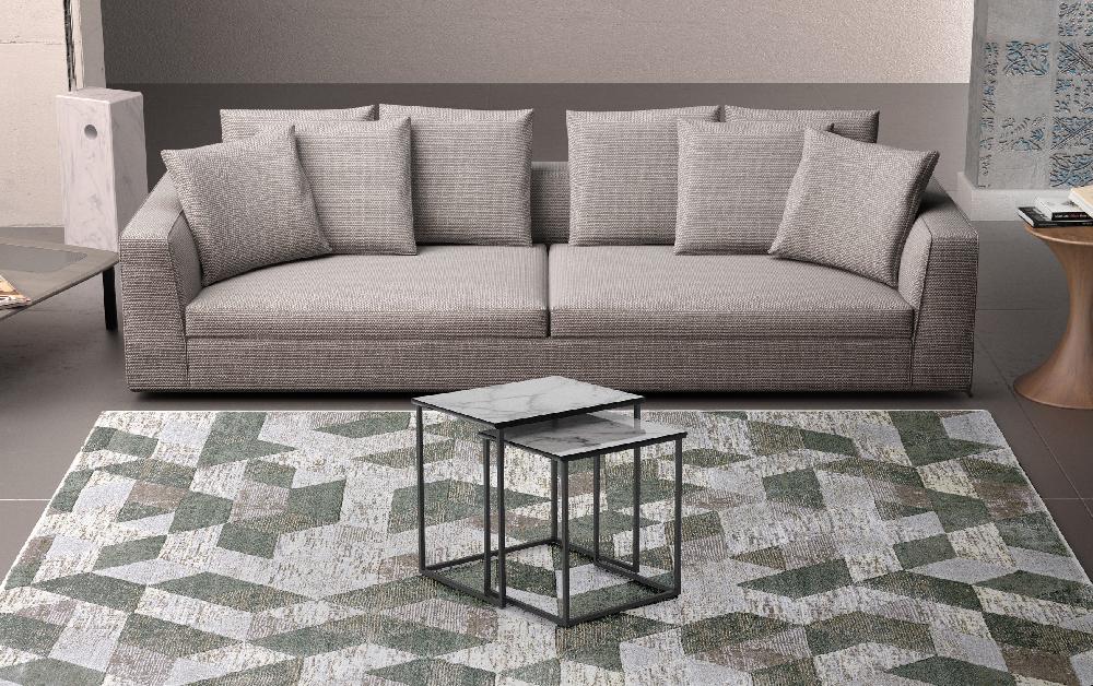 Tomasucci Set 2 tavolini THIN WHITE MARBLE Negozi Online