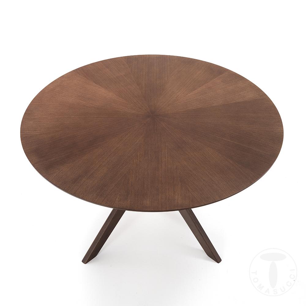 Tomasucci Tavolo rotondo TALLIN DARK WOOD Saldi