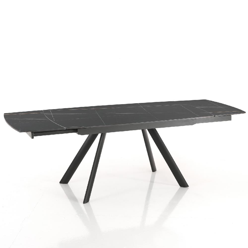 Tomasucci Tavolo allungabile TOKI BLACK MARBLE Ritorno libero