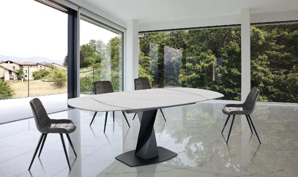 Tomasucci Tavolo allungabile TWISTED MARBLE Promozione temporanea