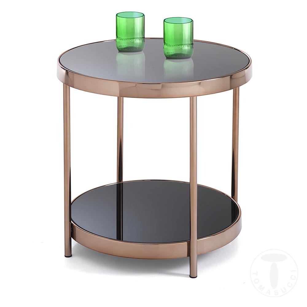 Tomasucci Tavolino / Comodino TWO RINGS ROSE GOLD Fino al 50% di sconto