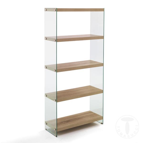 Tomasucci libreria 5 ripiani NANCY 75 Enormi sconti
