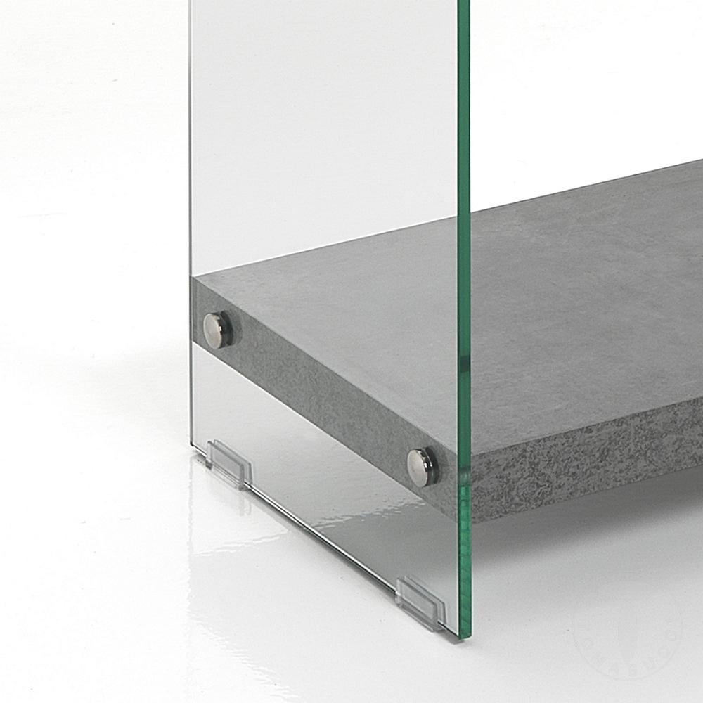 Tomasucci libreria 5 ripiani NANCY 70 CEMENT Promozione