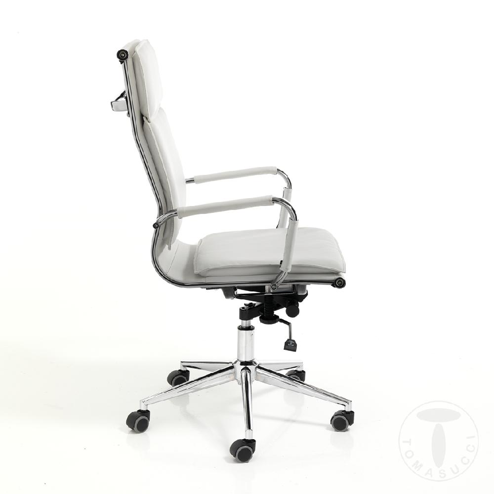 Tomasucci poltrona da ufficio PREMIER WHITE Convenienza
