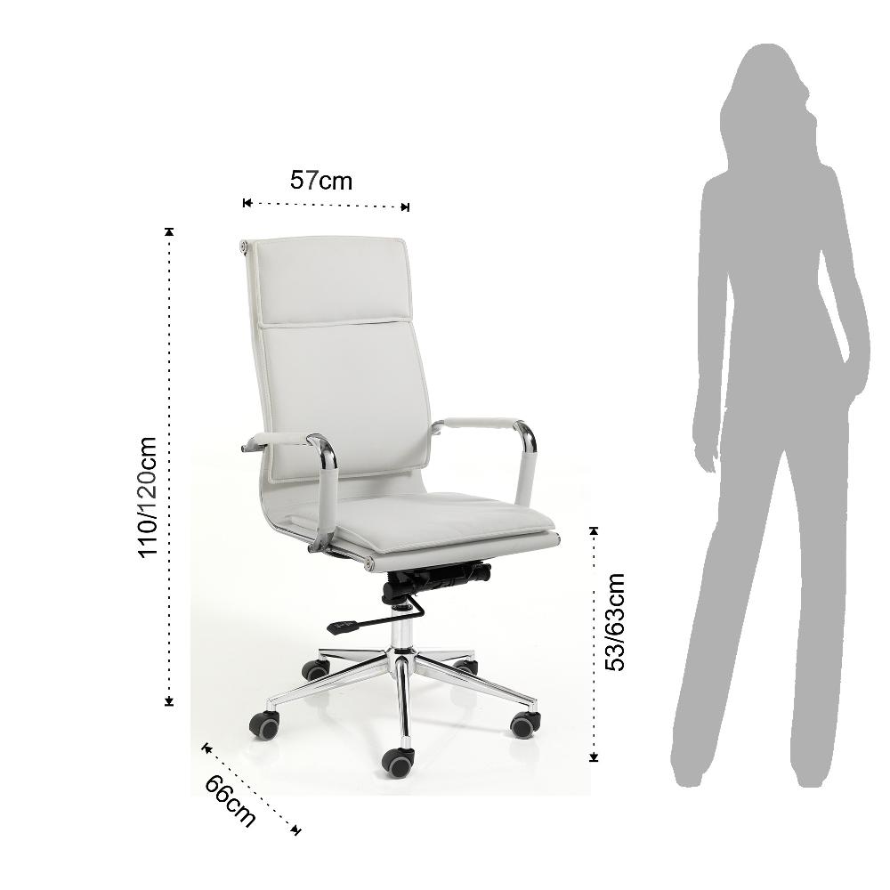 Tomasucci poltrona da ufficio PREMIER WHITE Convenienza