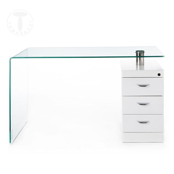 Tomasucci scrivania in vetro curvato BOW Vendita Calda