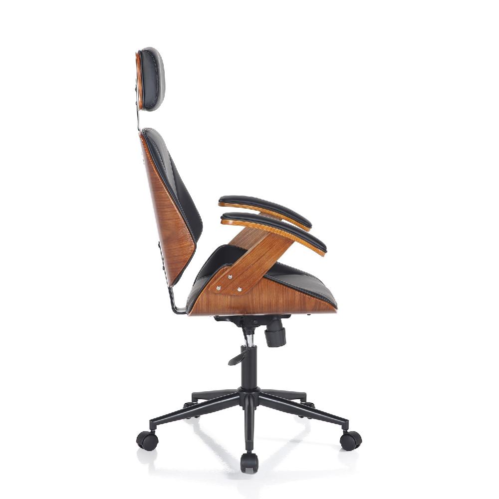 Tomasucci poltrona da ufficio VISBY HIGH DARK WOOD Nuova