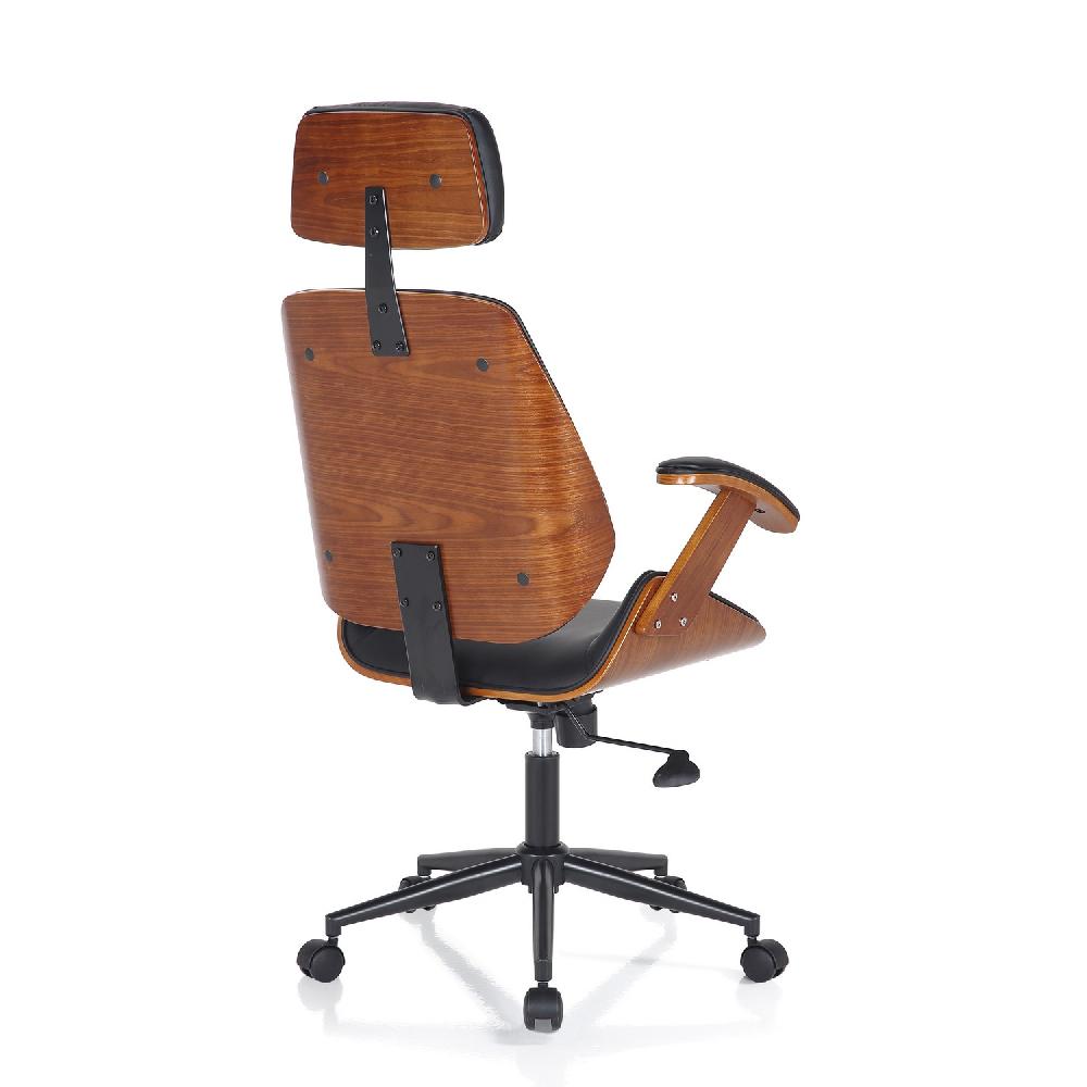 Tomasucci poltrona da ufficio VISBY HIGH DARK WOOD Nuova