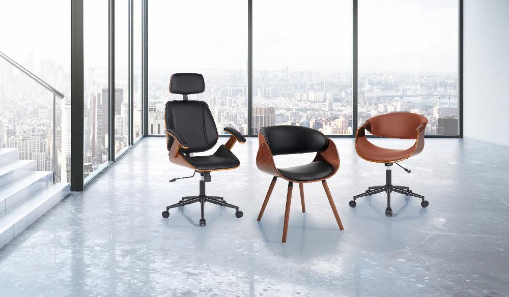 Tomasucci poltrona da ufficio VISBY HIGH DARK WOOD Nuova
