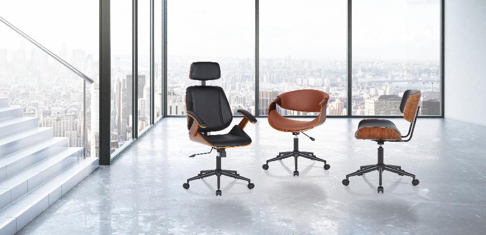 Tomasucci poltrona da ufficio VISBY-B DARK WOOD Spedizione gratuita