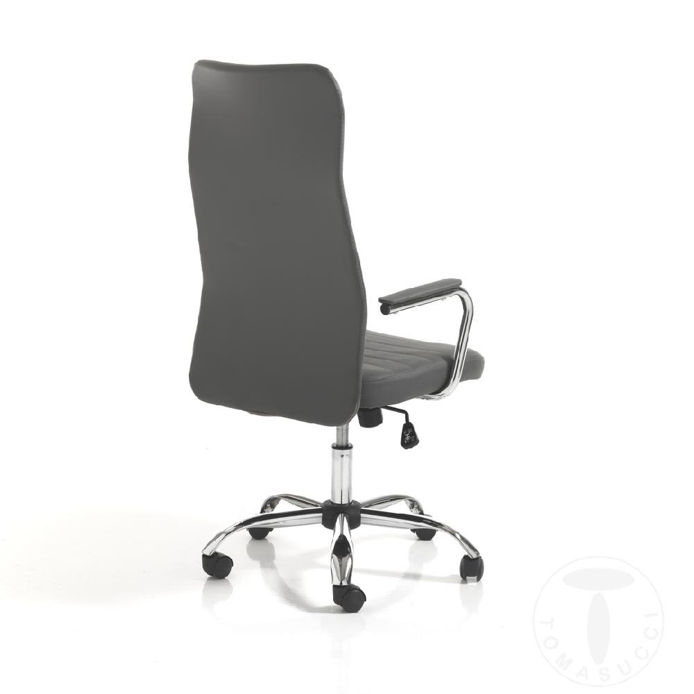 Tomasucci poltrona da ufficio TYLER HIGH GREY Offerte giornaliere