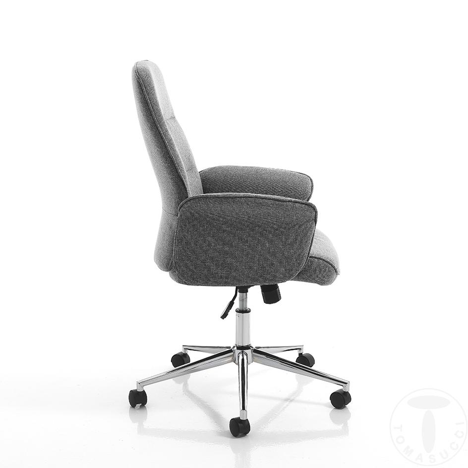Tomasucci poltrona da ufficio DONY HIGH GREY Offerta settimanale