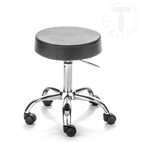 Tomasucci sgabello per scrittoio TIZIO BLACK Only for today