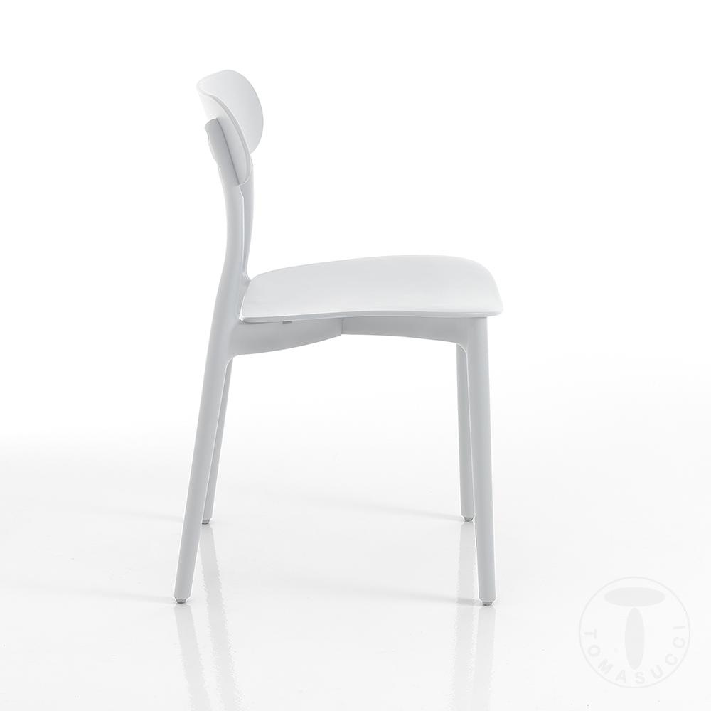Tomasucci sedia da interno / esterno STOCCOLMA WHITE Duty-free