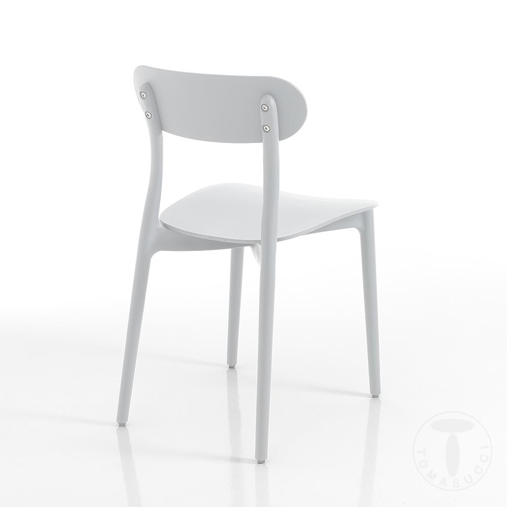 Tomasucci sedia da interno / esterno STOCCOLMA WHITE Duty-free