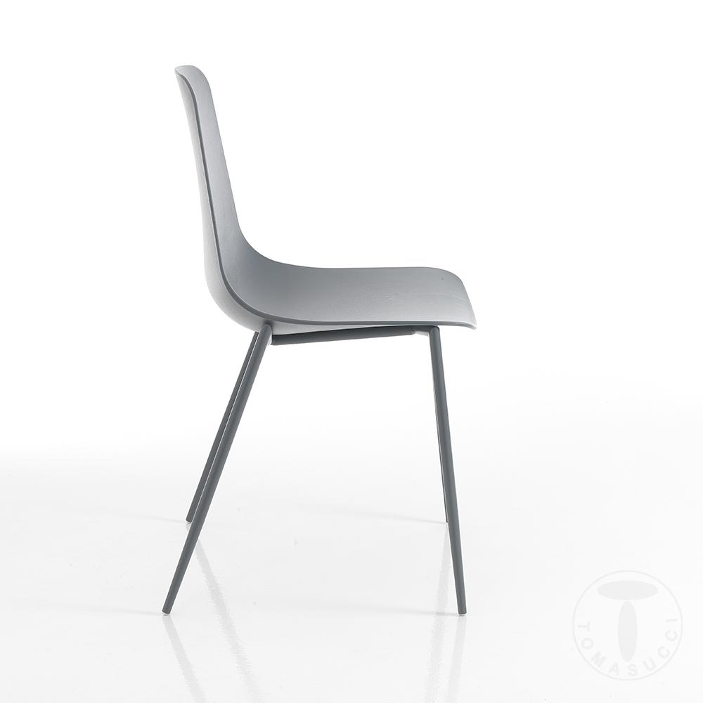 Tomasucci sedia da interno / esterno OSLO GREY Italy