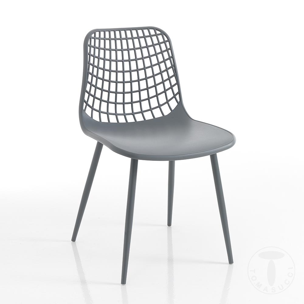Tomasucci sedia da interno / esterno NAIROBI GREY Vendita
