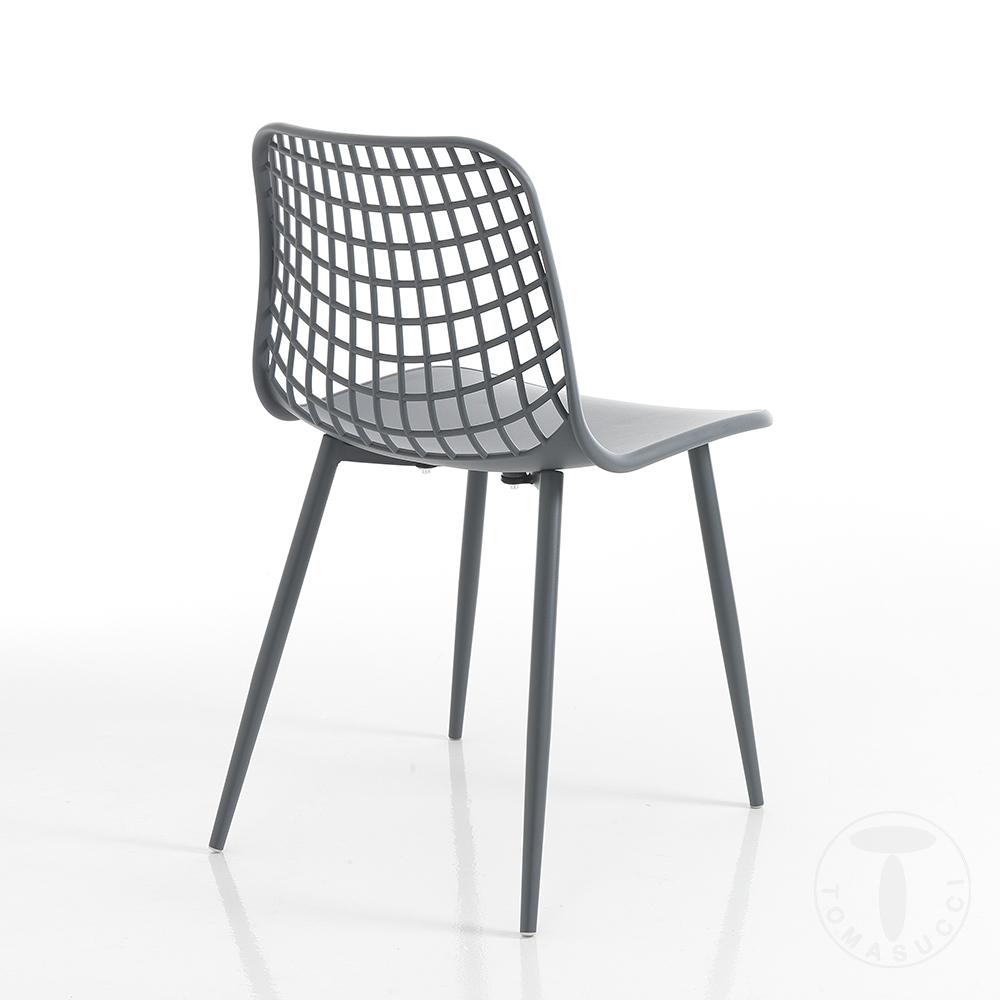 Tomasucci sedia da interno / esterno NAIROBI GREY Vendita