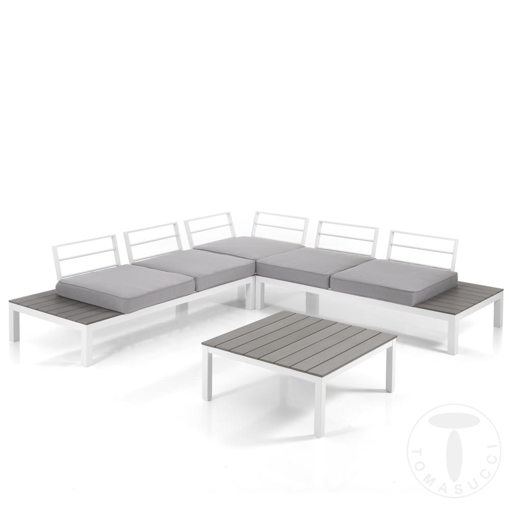 Tomasucci salotto interno / esterno NYDRI WHITE Affare Del Giorno
