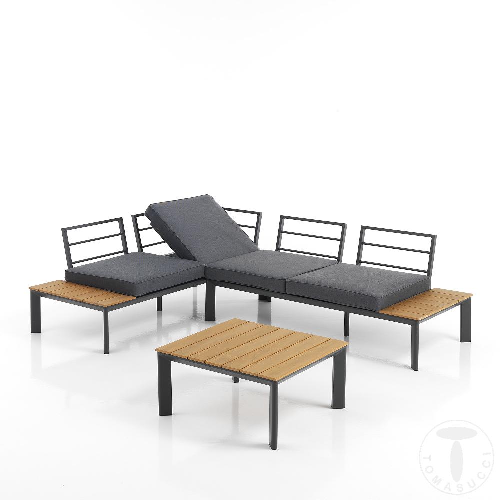 Tomasucci salotto interno / esterno / chaise longue KAMARI Prezzo Ridotto
