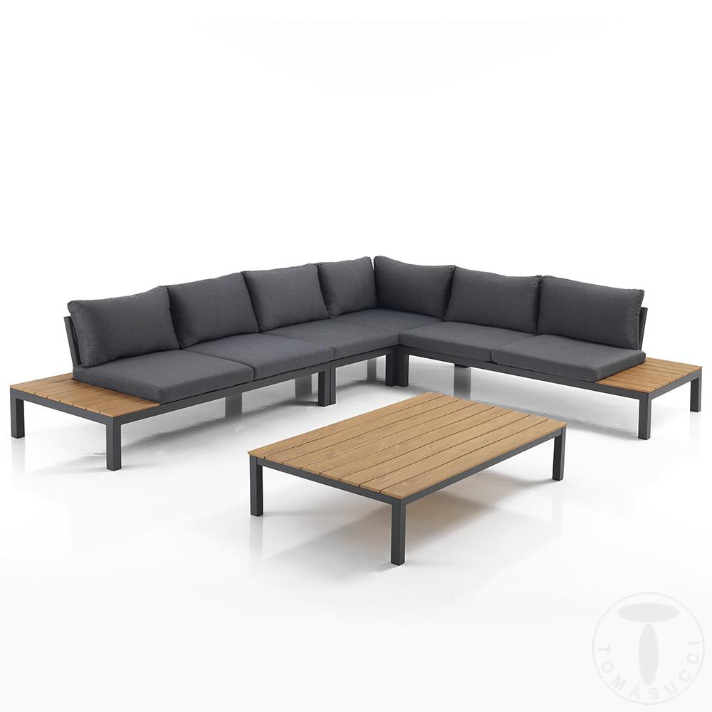 Tomasucci salotto interno / esterno NYDRI GREY Sottocosto
