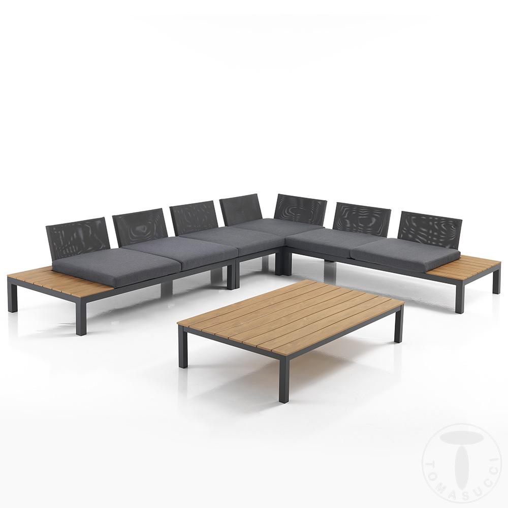 Tomasucci salotto interno / esterno NYDRI GREY Sottocosto