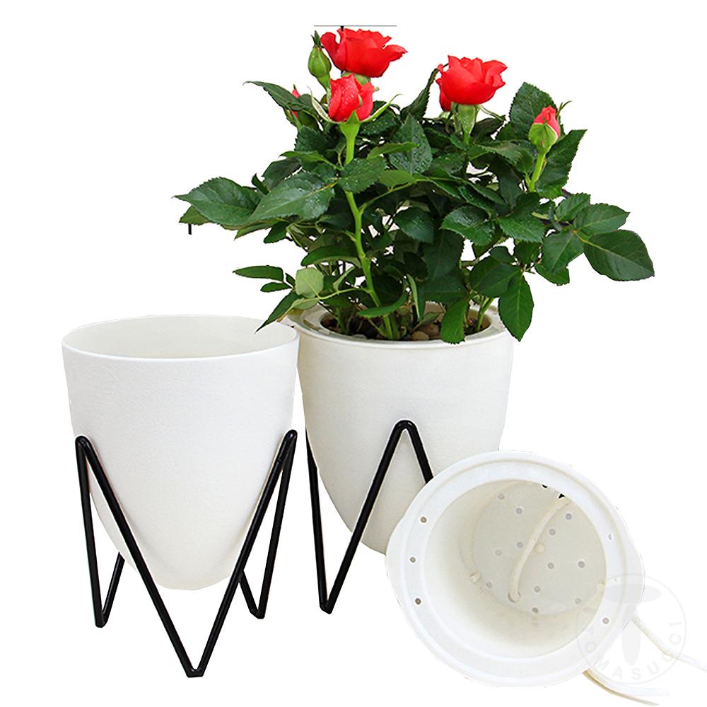 Tomasucci Vaso autoinnaffiante per esterno / interno POPPY MEDIUM Offerta esclusiva
