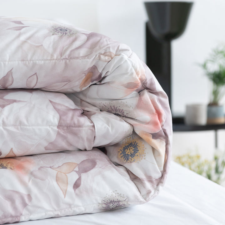 Zenoni & ColombiTrapunta Invernale Double Face in Raso 100% Piuma d'Oca - Gien Beige Shopping Online