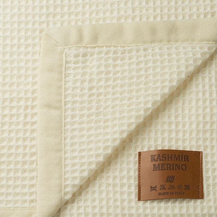 Zenoni & ColombiCoperta in Cashmere e Lana Merinos modello Abeille Comprare a buon mercato