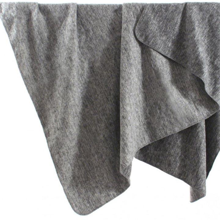 Zenoni & ColombiCoperta misto Lana Riga con disegno Jacquard Grigio Vendita Economica