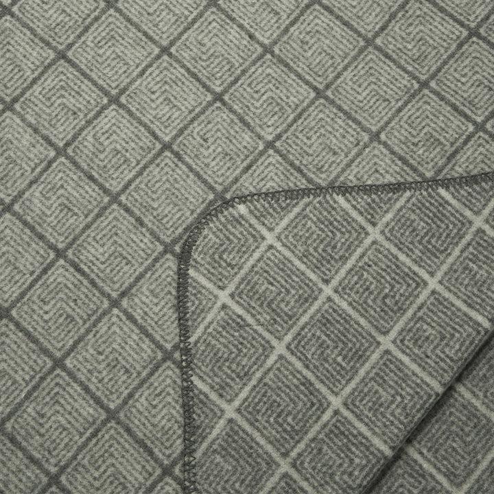 Zenoni & ColombiCoperta misto Lana Damier con disegno Jacquard Grigio I Più Venduti