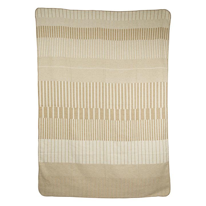 Zenoni & ColombiPlaid Lignes in misto cotone Beige In Saldo