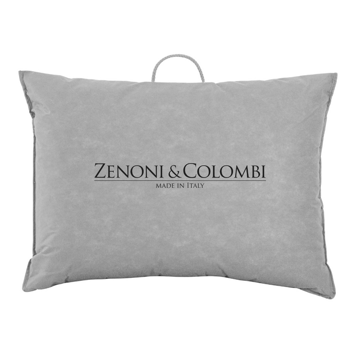 Zenoni & ColombiGuanciale Tonale in 90% Piumino d'Oca con Fodera in 100% Cotone Basso e Morbido Italy
