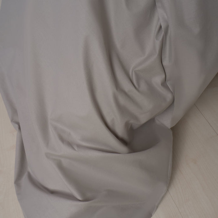 Zenoni & ColombiCopripiumino in 100% Cotone Grigio con Federe Sottocosto