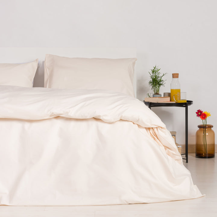Zenoni & ColombiCopripiumino in 100% Cotone Beige Crema con Federe Convenienza