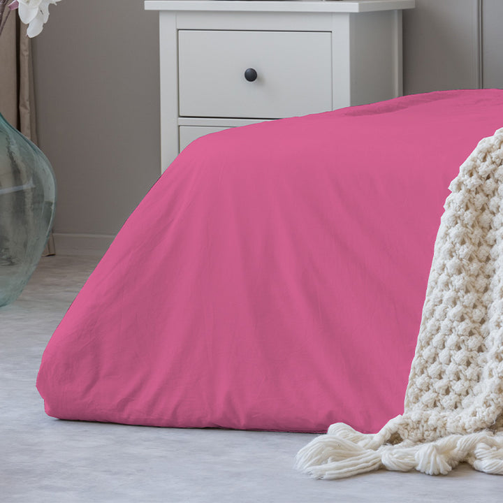 Zenoni & ColombiCopripiumino con federe in 100% Cotone Fucsia Online