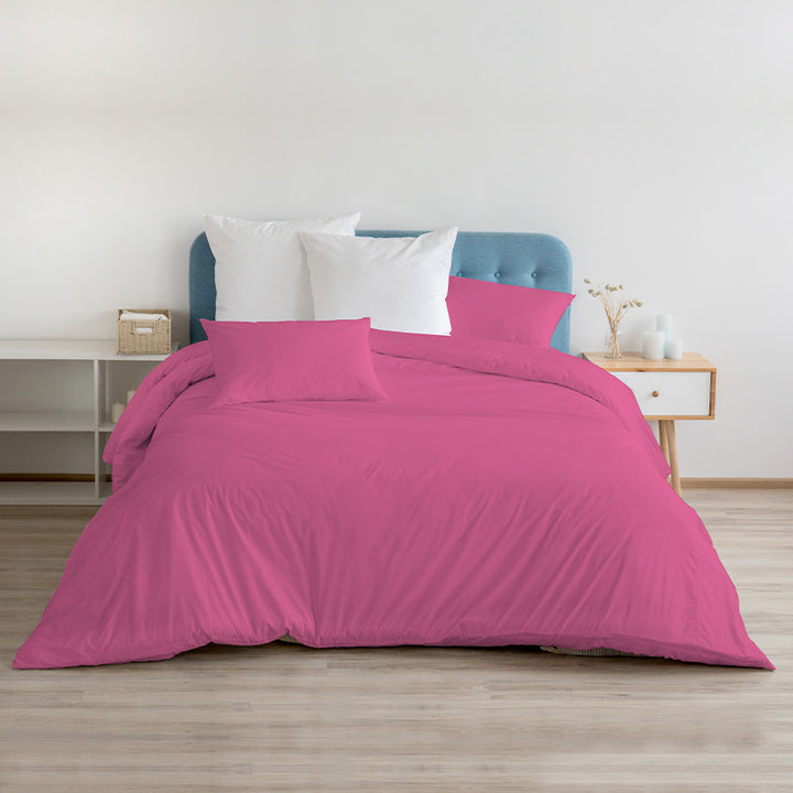 Zenoni & ColombiCopripiumino con federe in 100% Cotone Fucsia Online