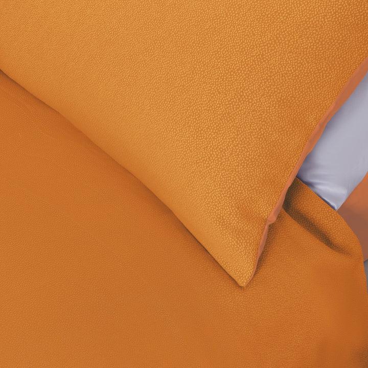 Zenoni & ColombiCopripiumino in cotone con federe Jacquard Keppler Arancio Outlet