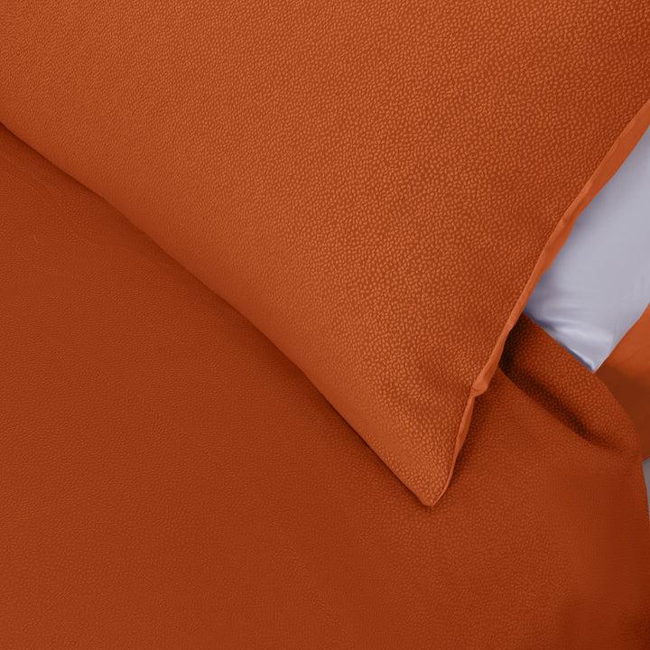Zenoni & ColombiCopripiumino in cotone con federe Jacquard Keppler Arancio Scuro In Vendita