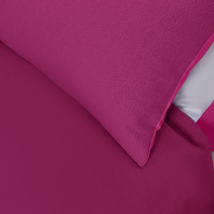 Zenoni & ColombiCopripiumino in cotone con federe Jacquard Keppler Fucsia Sostegno trimestrale
