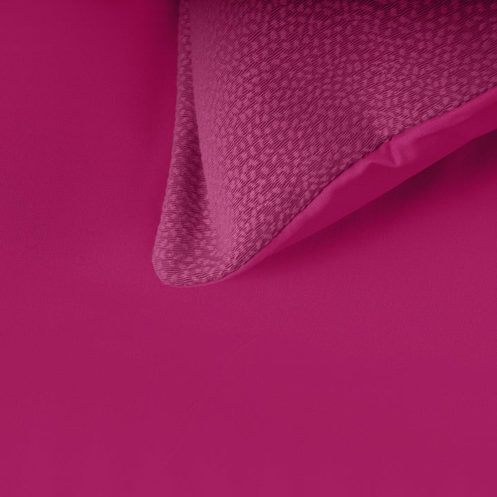 Zenoni & ColombiCopripiumino in cotone con federe Jacquard Keppler Fucsia Sostegno trimestrale