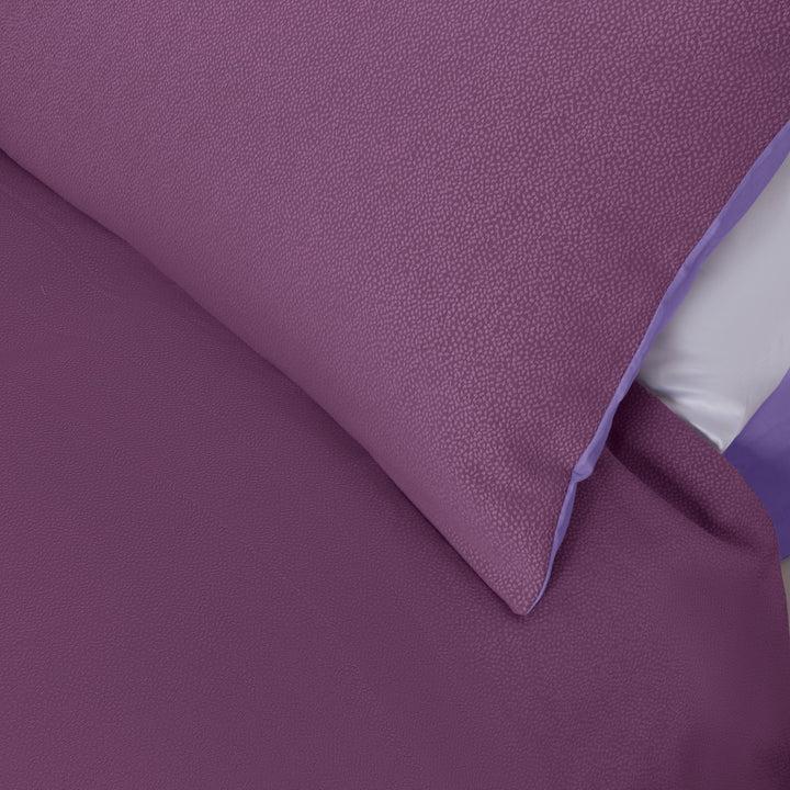 Zenoni & ColombiCopripiumino in cotone con federe Jacquard Keppler Malva Offerte
