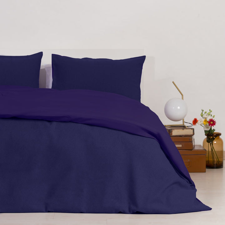 Zenoni & ColombiCopripiumino in cotone con federe Jacquard Keppler Prugna Hotsell