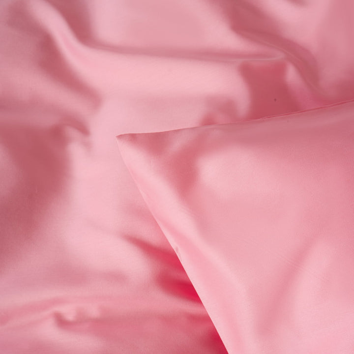 Zenoni & ColombiCopripiumino in 100% Raso di Cotone Rosa Corallo con Federe Promozione