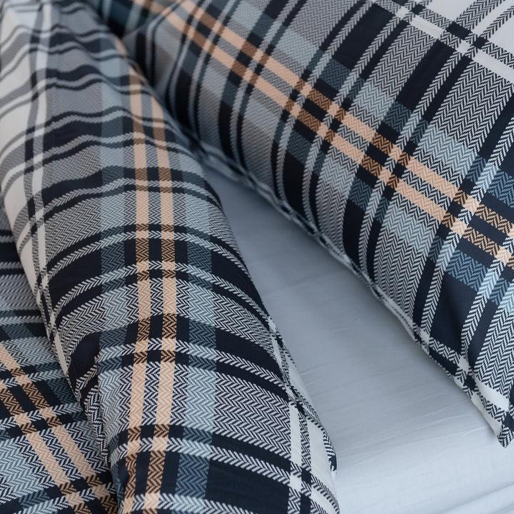Zenoni & ColombiCopripiumino Chester in 100% Raso di Cotone Stampato Fantasia Tartan con Federe Shopping Online