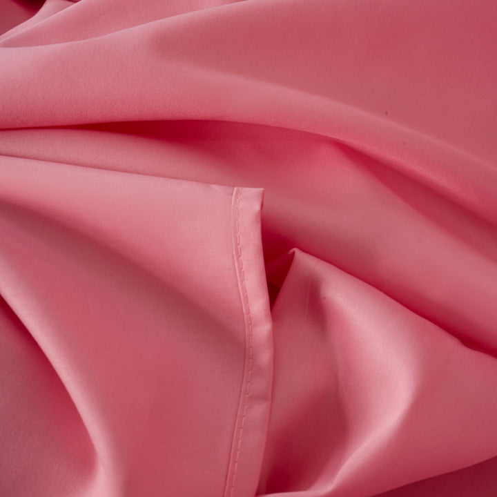 Zenoni & ColombiCompleto Lenzuola in 100% Raso di Cotone Rosa Corallo Offerte