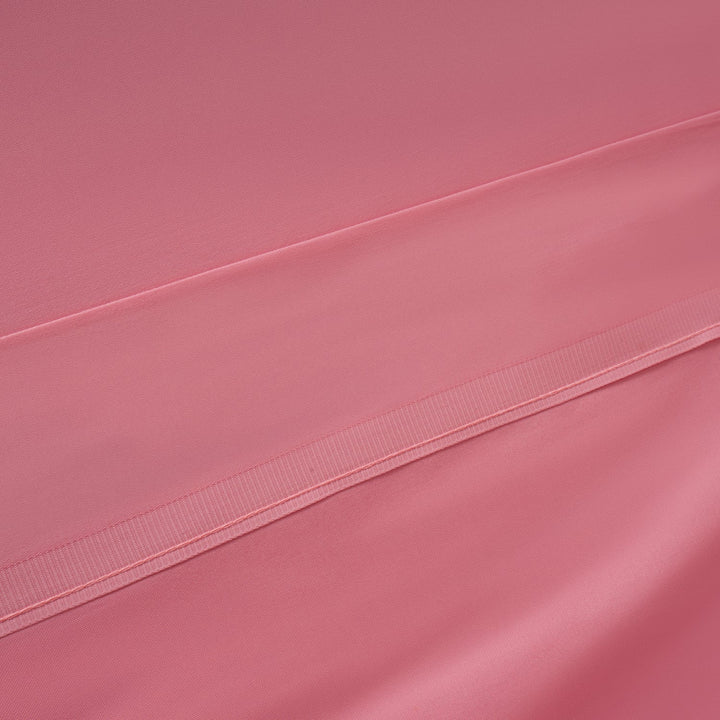 Zenoni & ColombiCompleto Lenzuola in 100% Raso di Cotone Rosa Corallo Offerte