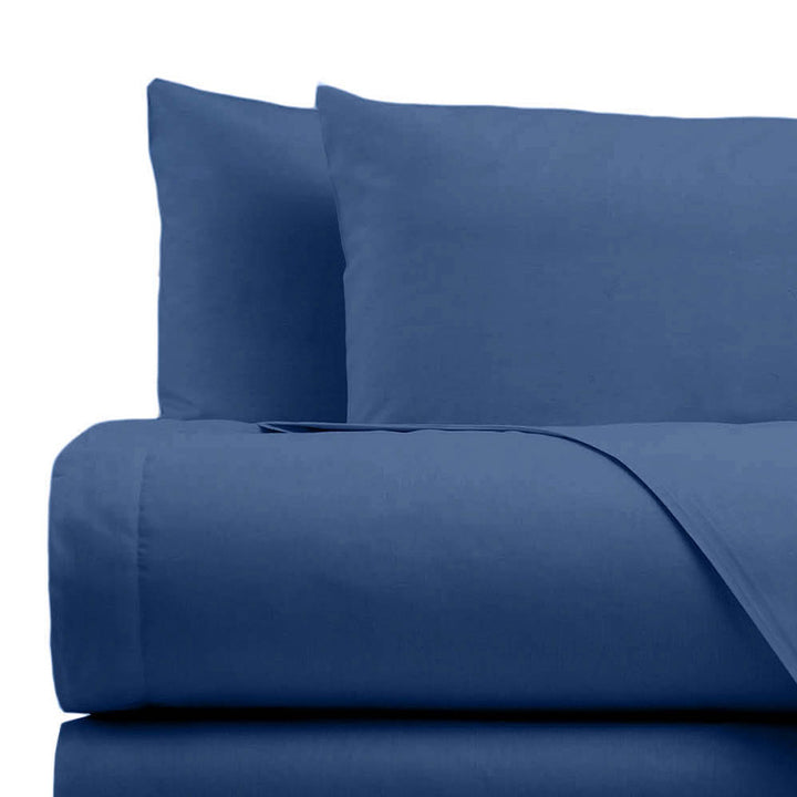 Zenoni & ColombiCompleto Lenzuola in 100% cotone alta qualità Blu navy 2025