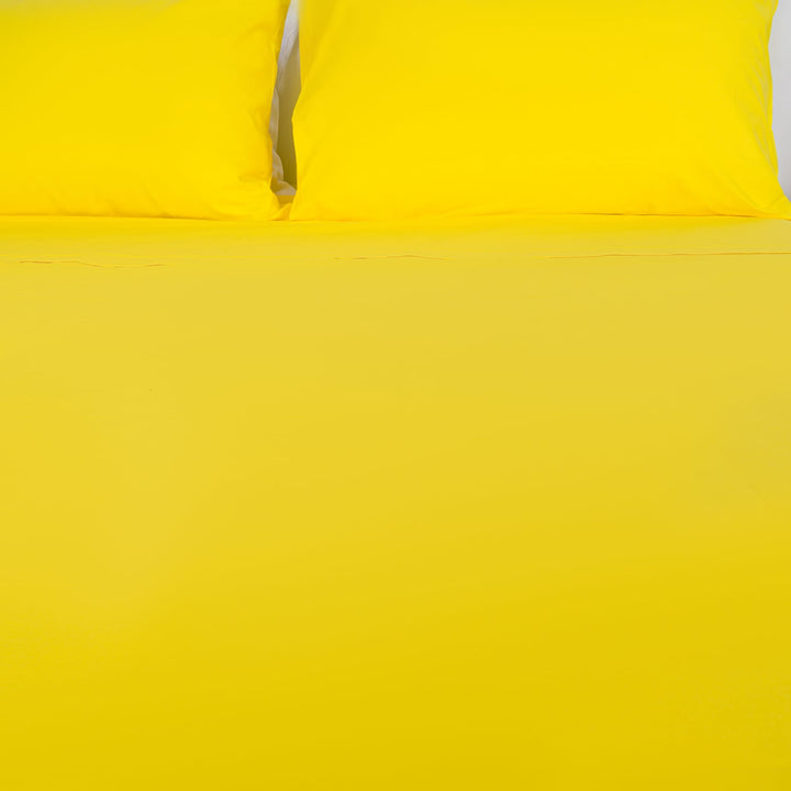 Zenoni & ColombiLenzuola in 100% cotone alta qualità Giallo Sole 2025