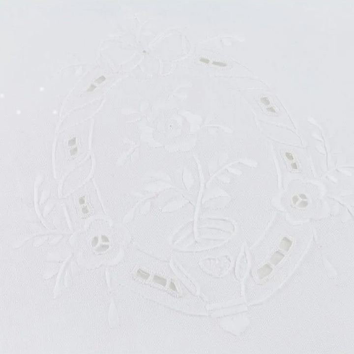 Zenoni & ColombiFedera arredo ricamata a mano in misto Lino Made in Italy variante Italiano 800 42x42 cm 2025